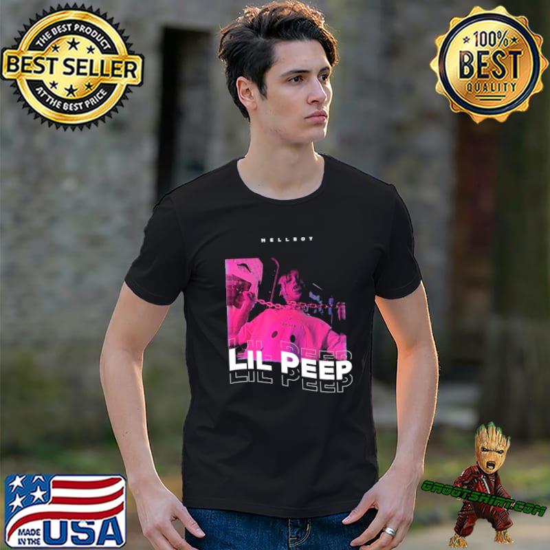Hellboy lil peep aesthetic design shirt