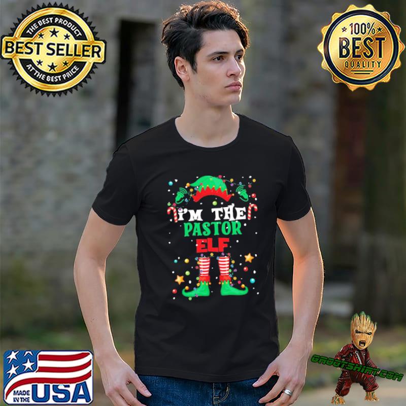 I'm the pastor elf funny christmas gifts classic shirt