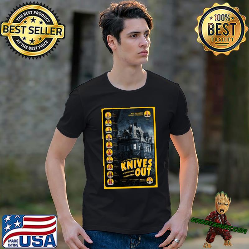 Mystery crime movie glass onion a knives out mystery shirt