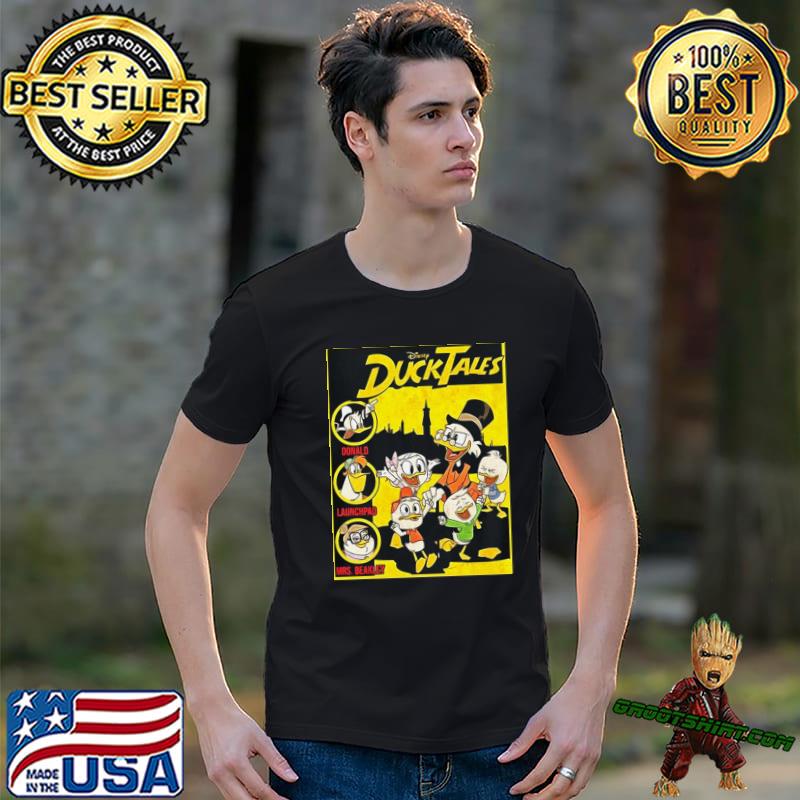 The characters of ducksy disney Donald ducktales classic shirt