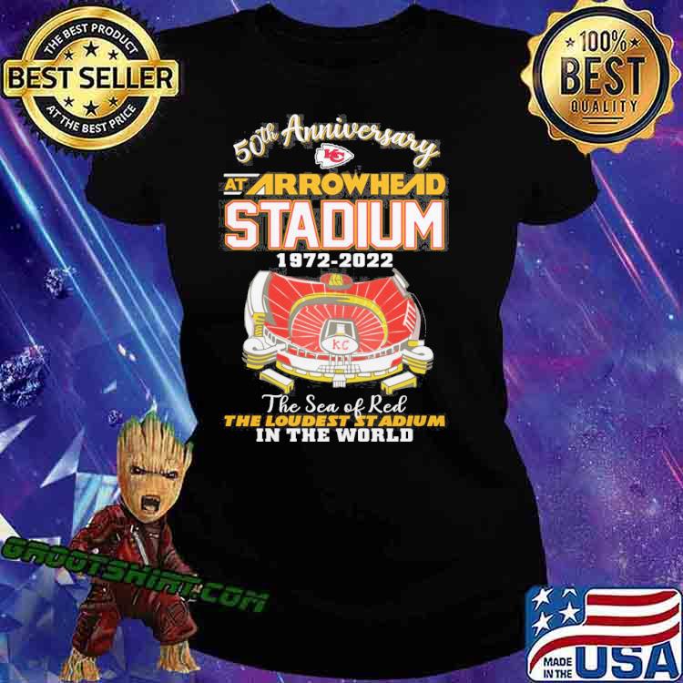 Kansas City Chiefs at arrowhead stadium the loudest in the world shirt,  hoodie, longsleeve tee, sweater