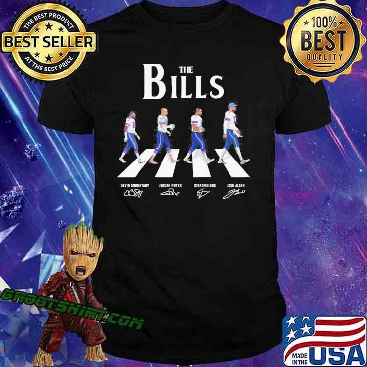 Buffalo Bills Walking Abbey Road NFL shirt