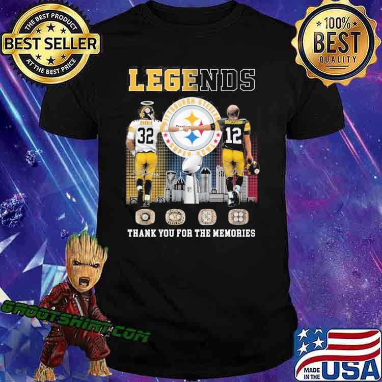 Legends Pittsburgh Steeler super Bowl thank you for the memories shirt
