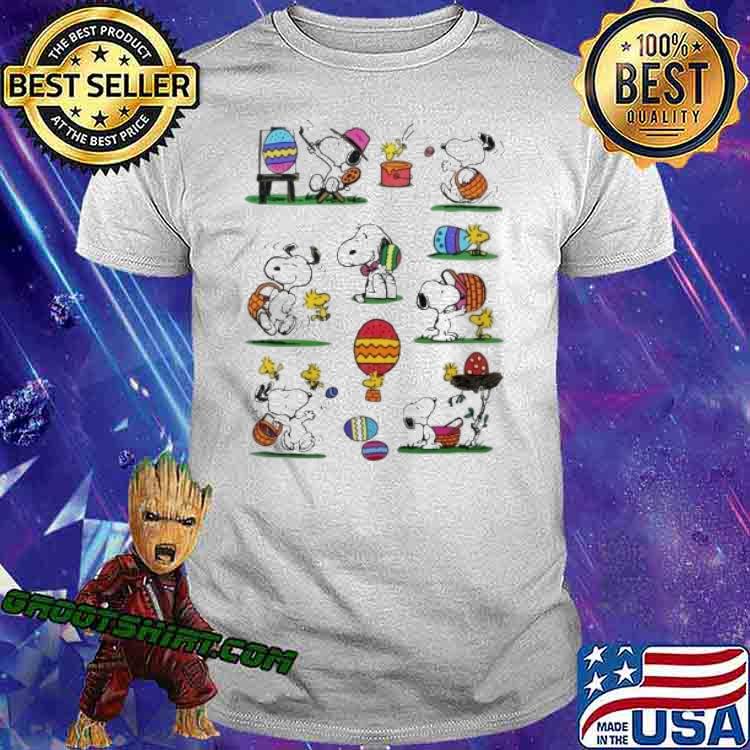 Snoopy and woodstock happy Easter shirt