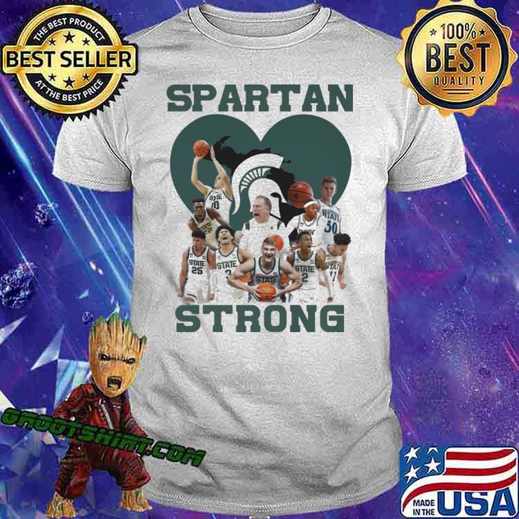 Spartan strong heart player shirt