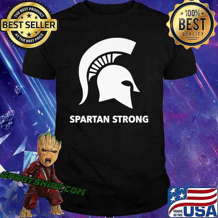 Spartan strong sport logo shirt