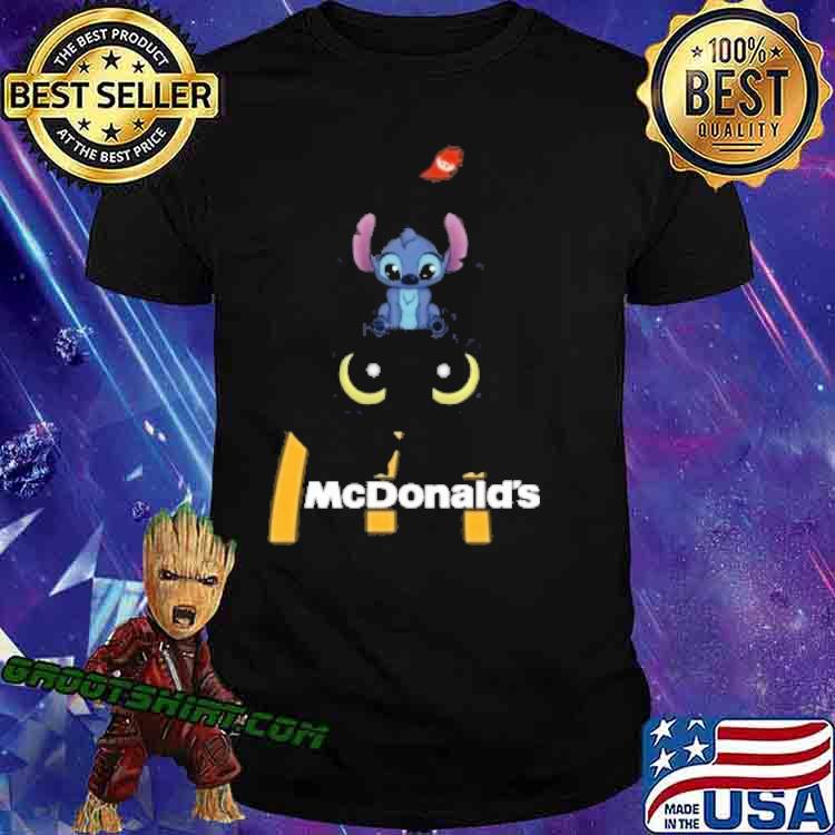 Stitch hug toothless McDonald's shirt