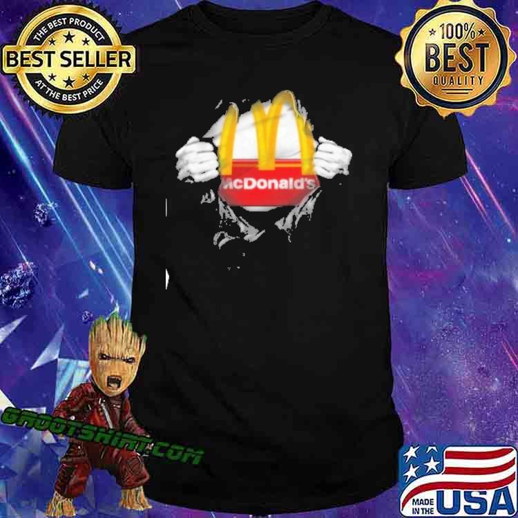 Super man McDonald's shirt