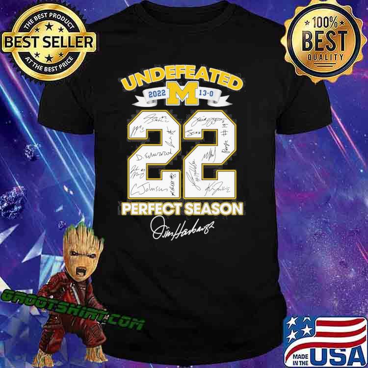 Undefeated 2022 13-0 perfect season signature shirt