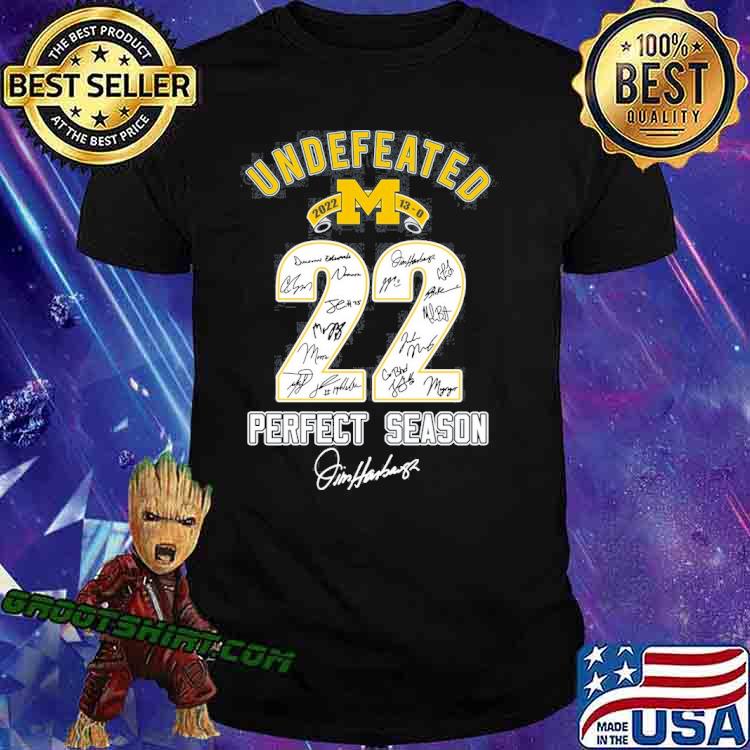 Undefeated 2022 perfect season 22 signatures shirt