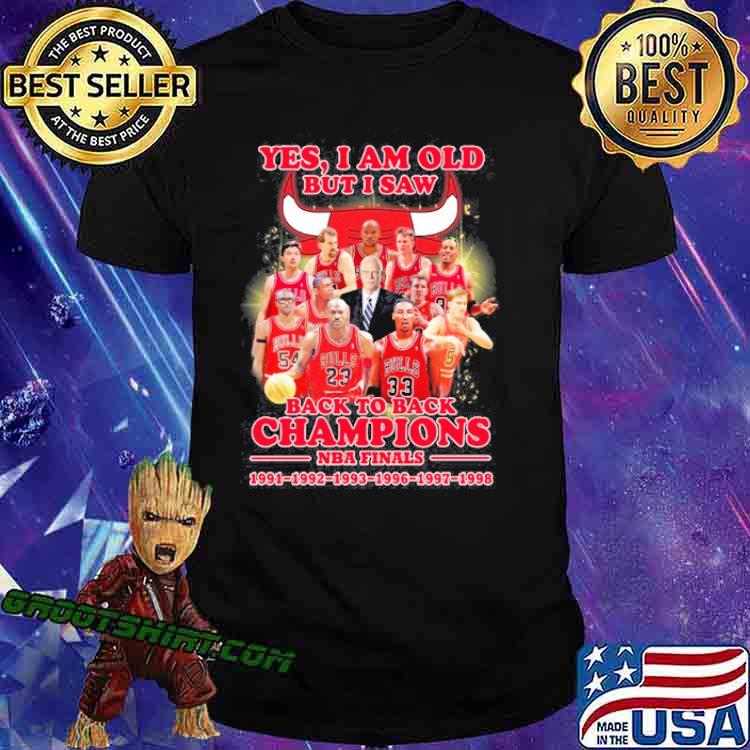 Yes I am old but I saw back to back champions NBA Finals shirt
