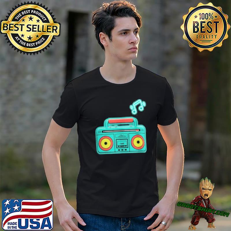 Retro Radio Boombox Women Men Kids shirt