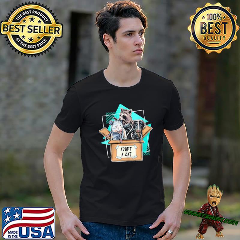 Adopt a cat mouse shirt