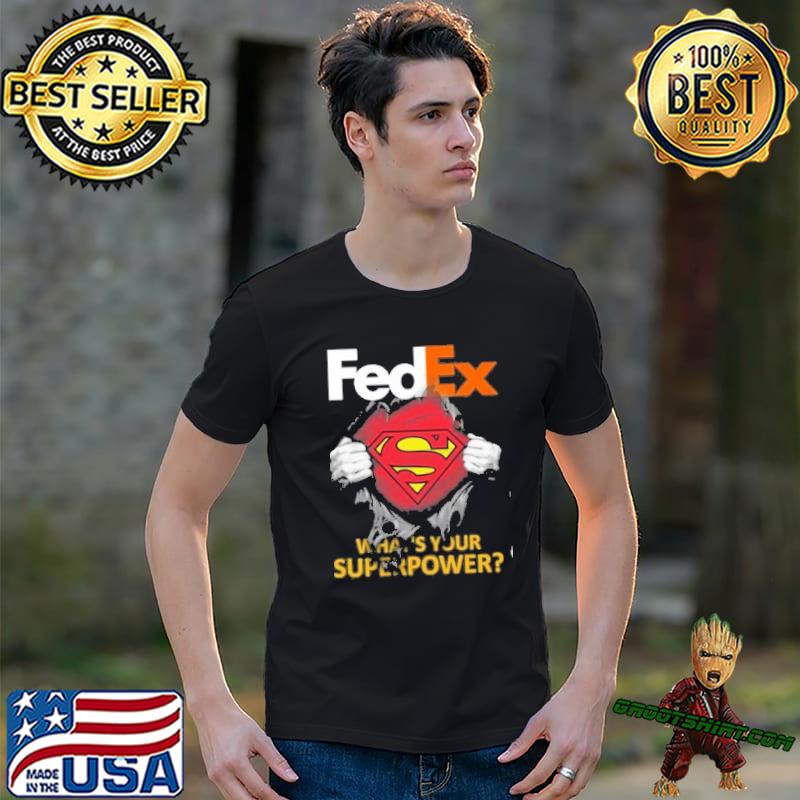 FedEx what's your superpower superman shirt