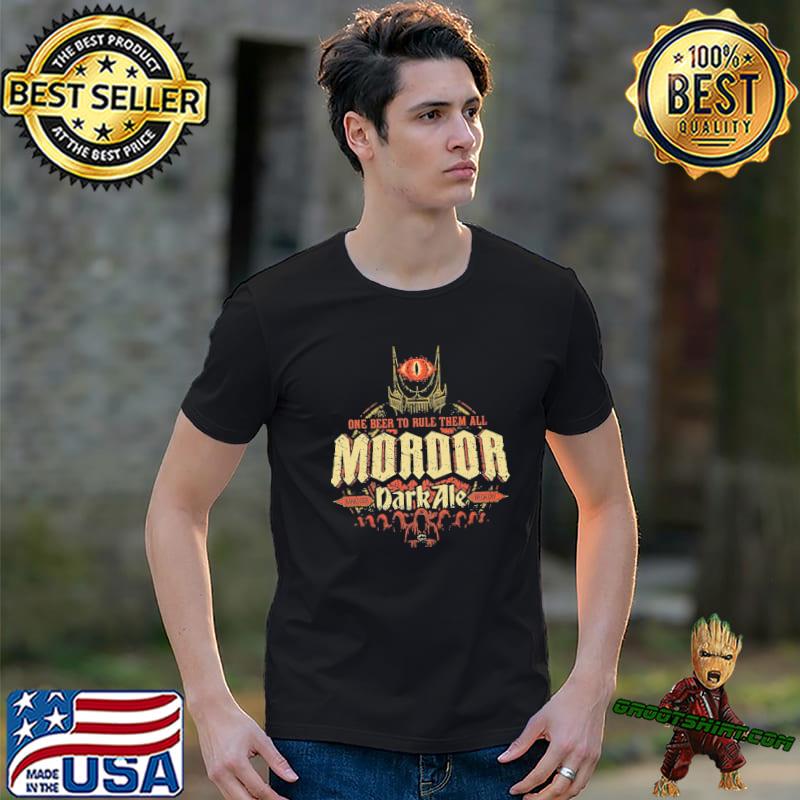 One beer to rule them all mordor dark ale brewery shirt