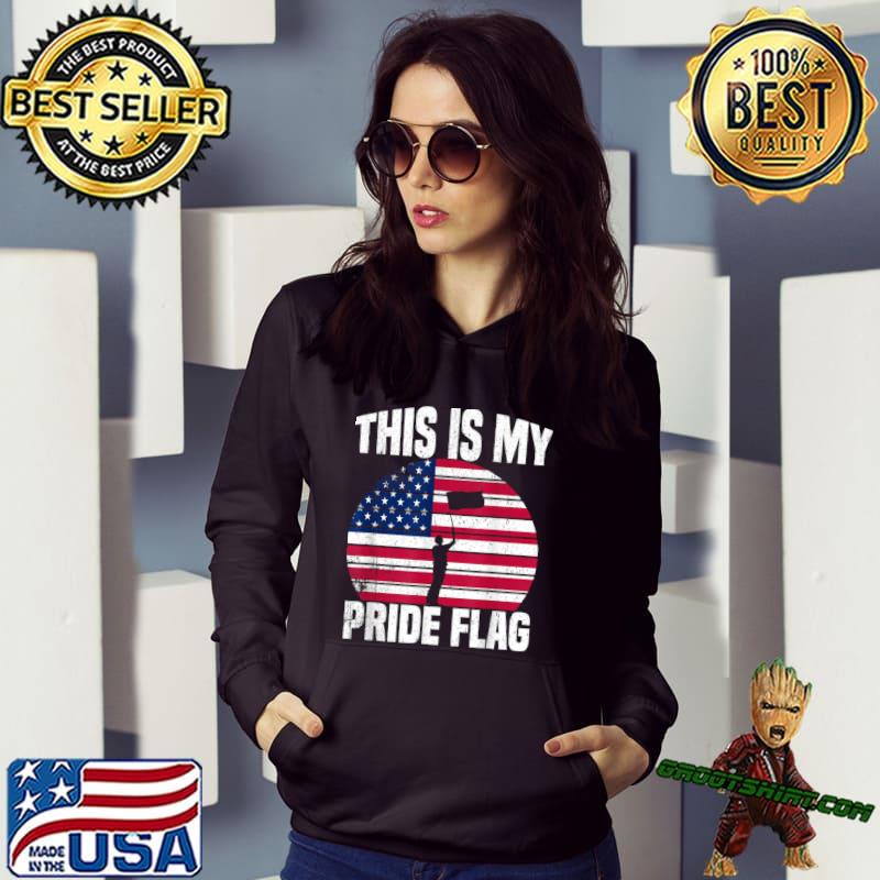 USA Patriotic 4th Of July American Flag My Pride Flag Premium T-Shirt