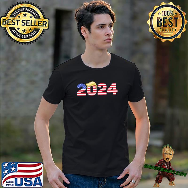 Vote for Trump 2024 America flag shirt
