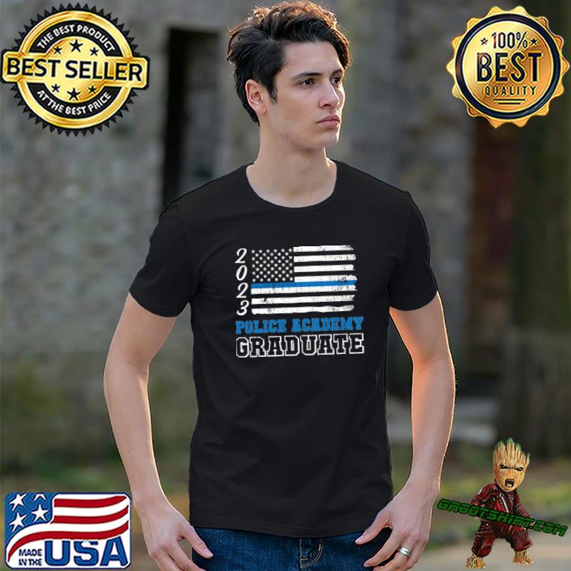 Police Shirt, Best Dad Ever Tee, American Flag' Unisex Premium T-Shirt