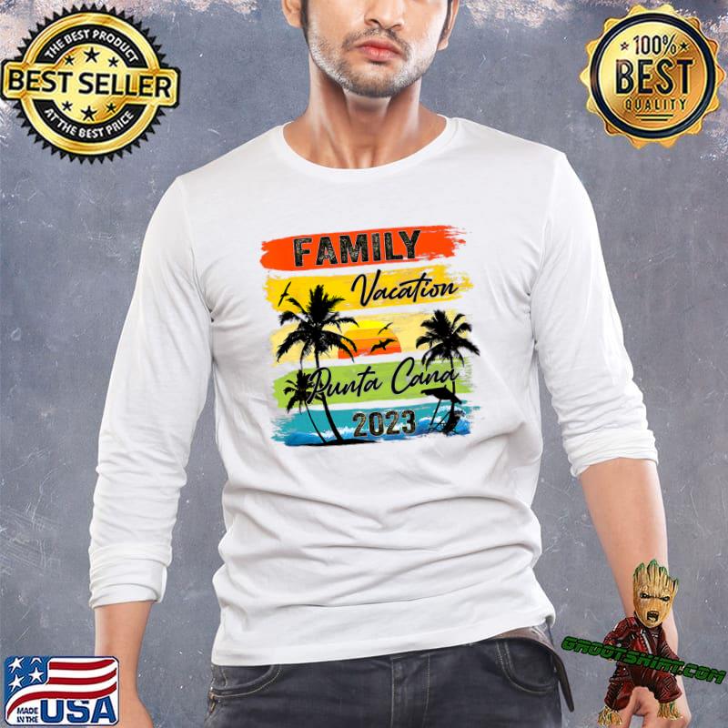 Punta Cana Souvenir T Shirt Dominican Republic Palm Sun-PL – Polozatee