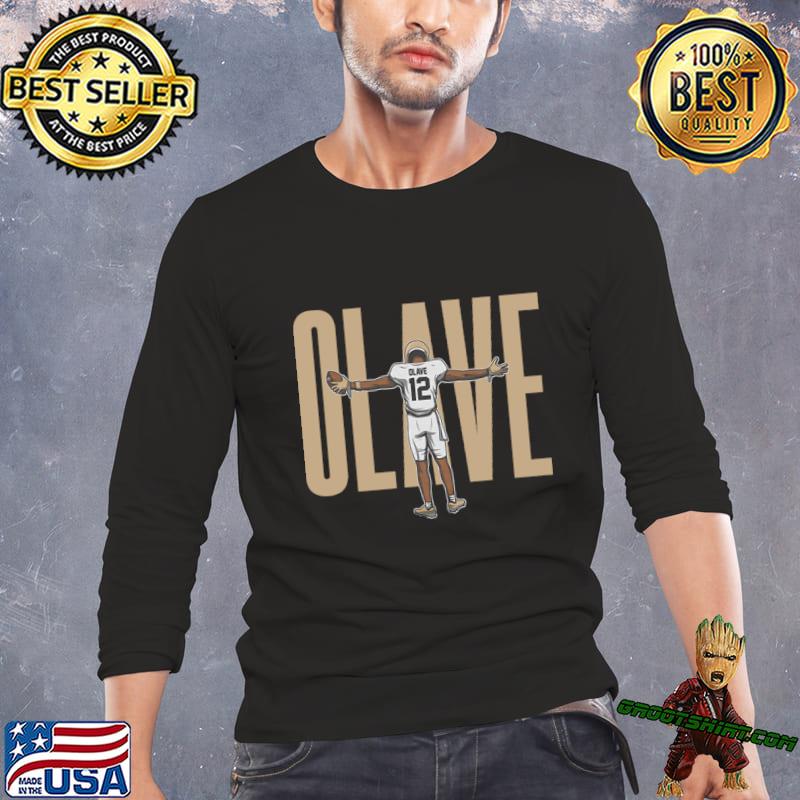 Chris Olave Shirt, New Orleans Football Men's Cotton T-Shirt