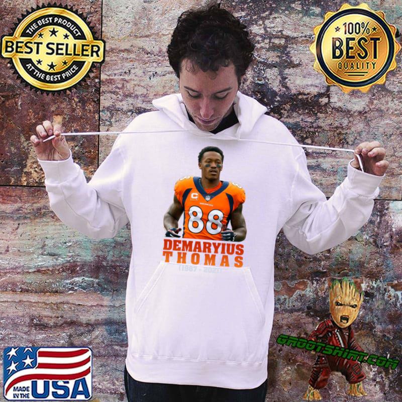 Demaryius Thomas football player 1987 2021 an american NFL T-Shirt