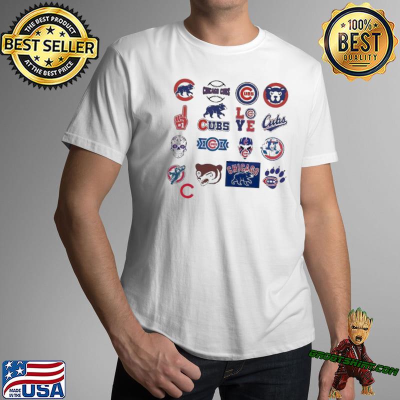 Chicago Cubs logo bundle team baseball shirt, hoodie, sweater, long sleeve  and tank top