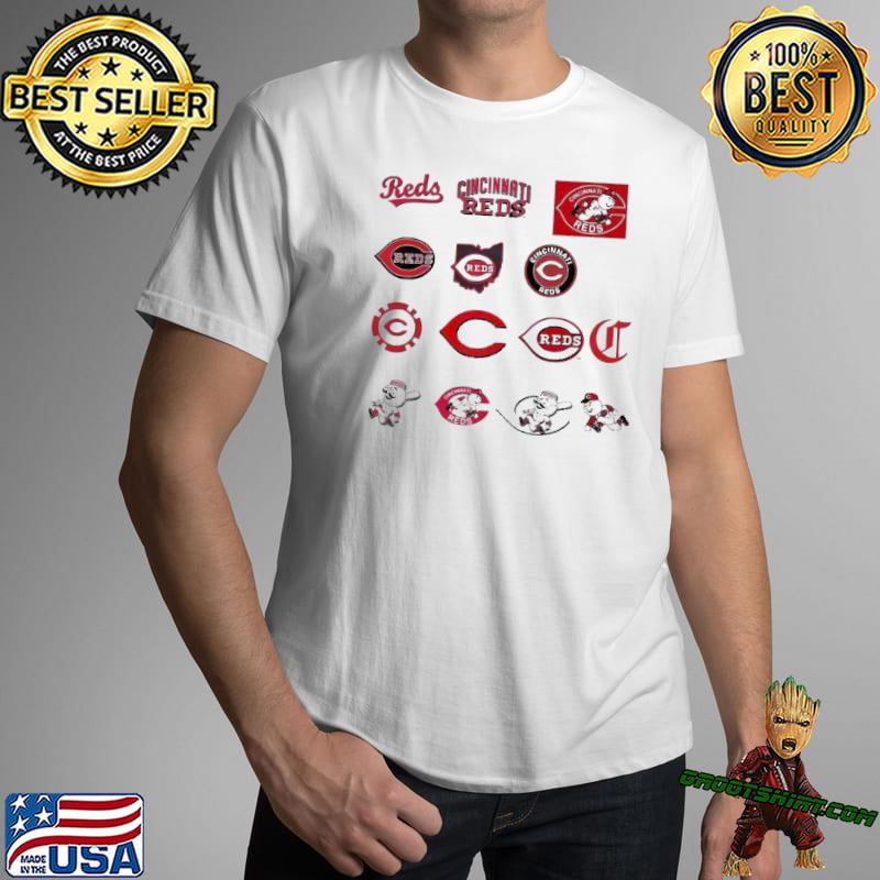 Cincinnati Reds logo bundle shirt, hoodie, sweater and v-neck t-shirt