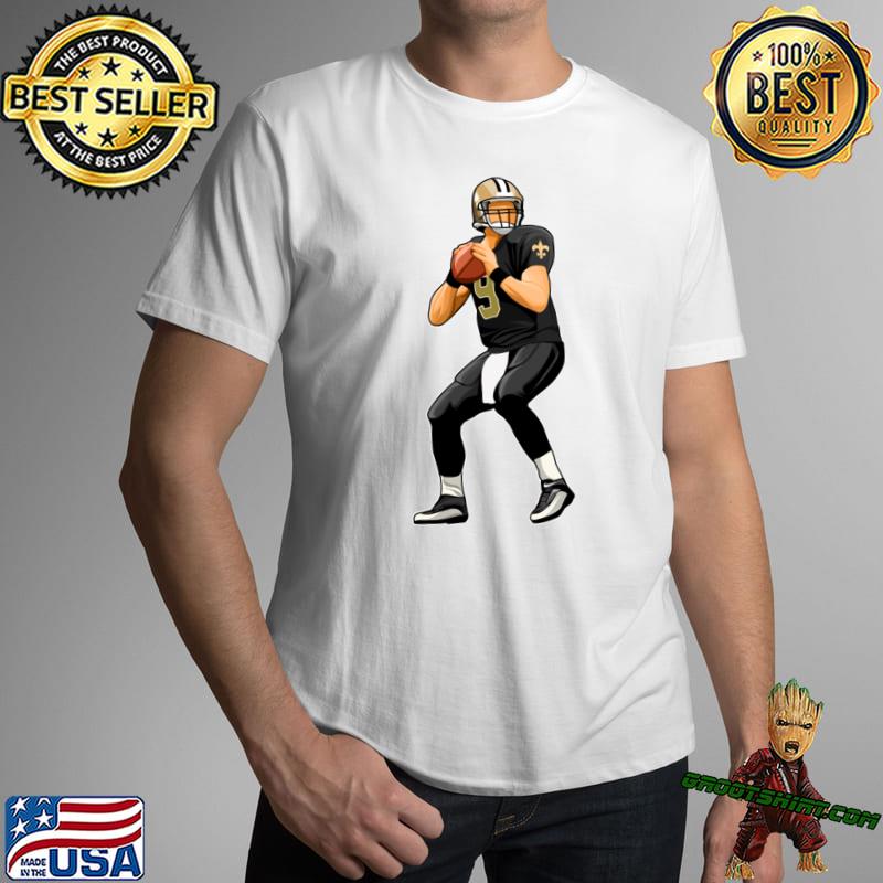 Drew Brees former football quarterback 9 Passes The Ball T-Shirt, hoodie,  sweater, long sleeve and tank top