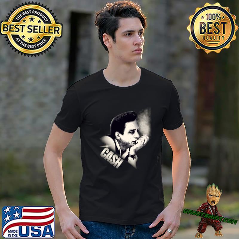 Johnny cash shop smoking shirt