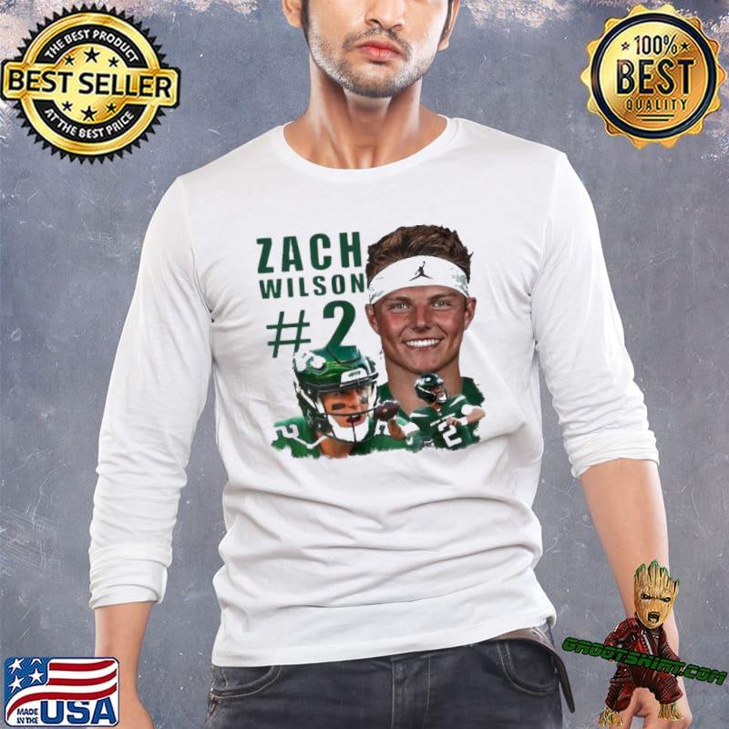 Zach Wilson no 2 NY Jets pics football shirt, hoodie, sweater