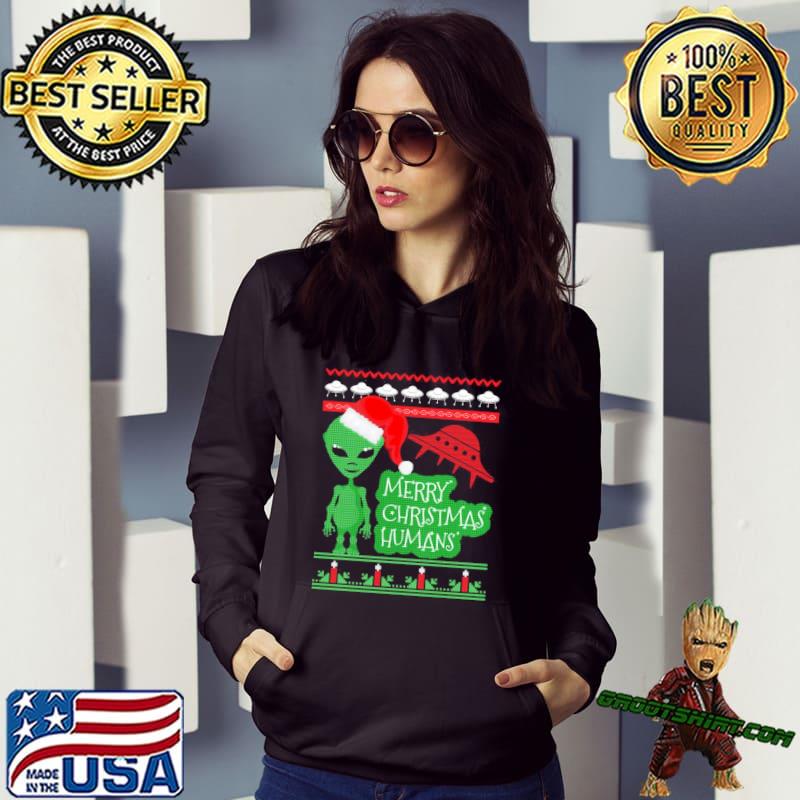 Alien Ufo Ugly Christmas Sweater Shirt