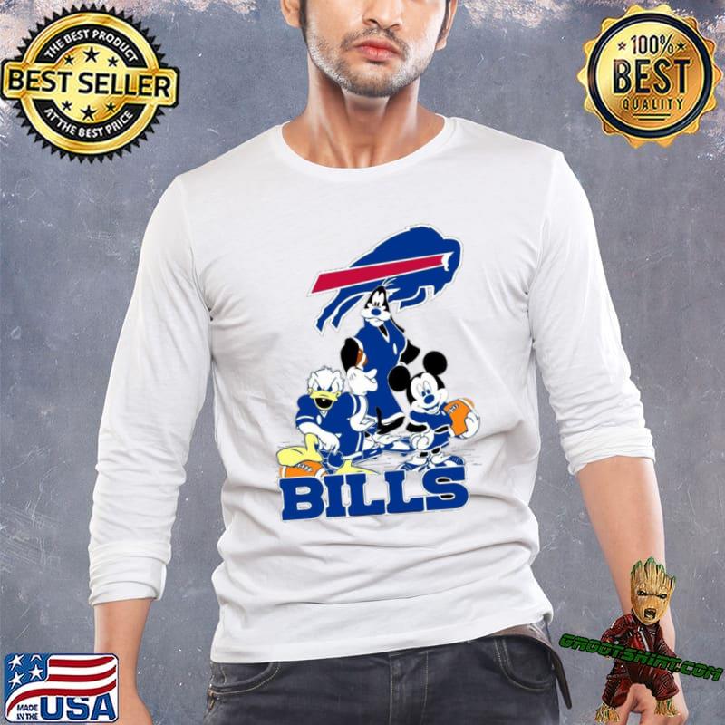 Buffalo Bills Mickey at Quarterback Disney Vintage Football T-Shirt