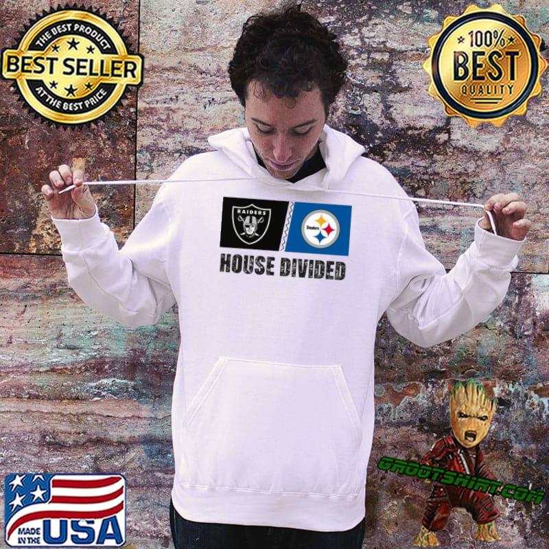 House Divided Las Vegas Raiders Vs Pittsburgh Steelers Shirt, hoodie,  longsleeve, sweatshirt, v-neck tee