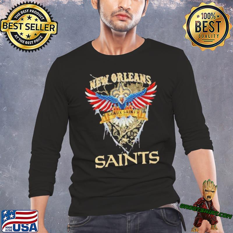 New Orleans Saints Long Sleeve T-Shirts, Long-Sleeved Tees, Long Sleeve  Shirt