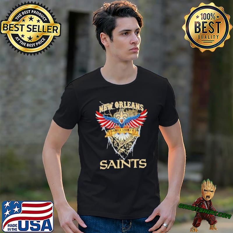 New Orleans Saints Shirt, Geaux Saints Unisex Hoodie Crewneck