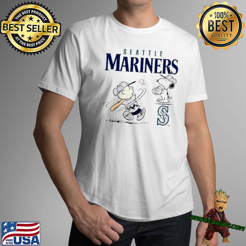 MLB Seattle Mariners Snoopy Charlie Brown Woodstock The Peanuts