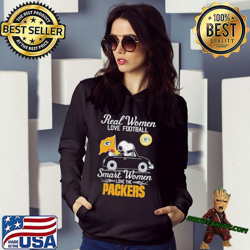 Green Bay Packers Real Women Love Football Smart Women Love The Packers  shirt, hoodie, sweater, long sleeve and tank top