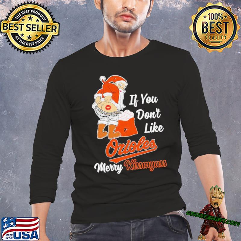 Santa Butt If You Don'T Like Cincinnati Bengals Merry Kissmyass Christmas  Shirt - Peanutstee