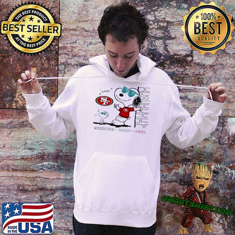 Woodstock Snoopy 49ers shirt, hoodie, sweater, long sleeve and