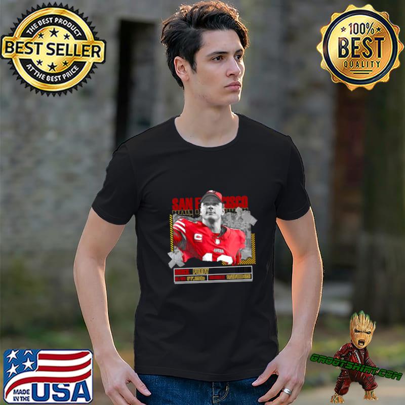 : Brock Purdy for President T Shirt S Gold: Clothing