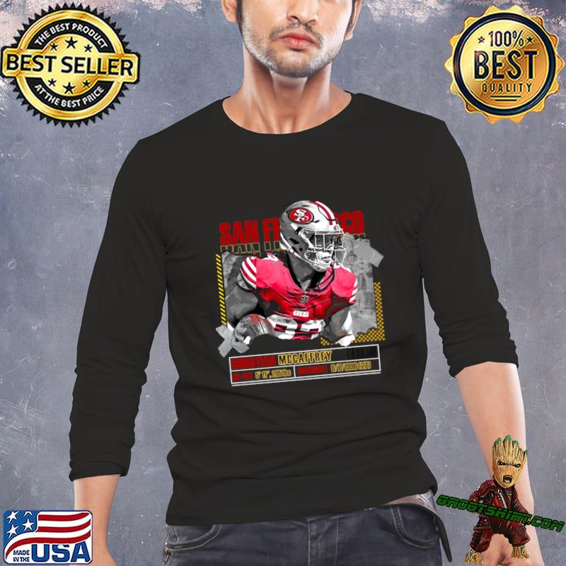 Christian McCaffrey 49ers Long Sleeve T-Shirt | Christian-mccaffrey-san-francisco-49ers