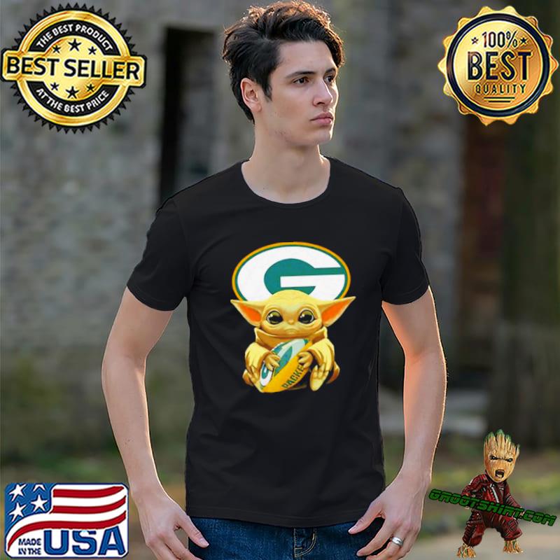 Green Bay Packers Baby Yoda Shirt