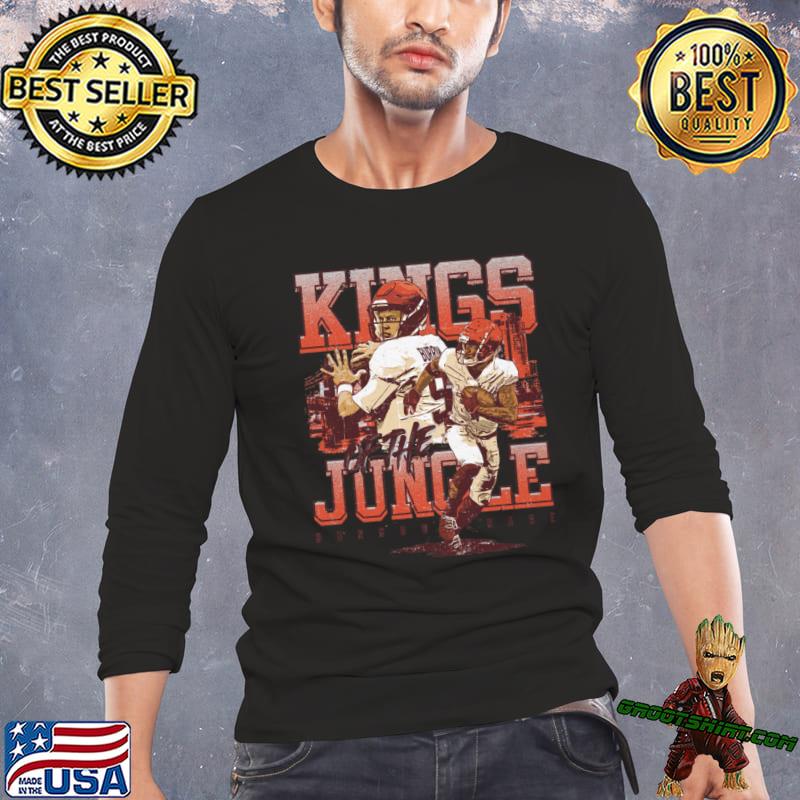 Joe Burrow & Ja'Marr Chase Cincinnati Kings Of The Jungle Football T-Shirt,  hoodie, sweater, long sleeve and tank top