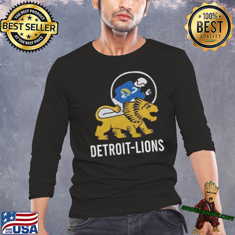 Nfl Team Detroit Lions '52 Homage Tri Blend Shirt