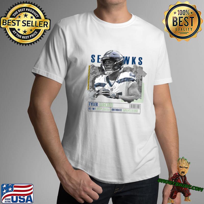 Men's THE GREAT PNW Royal Seattle Seahawks Upper Left T-Shirt